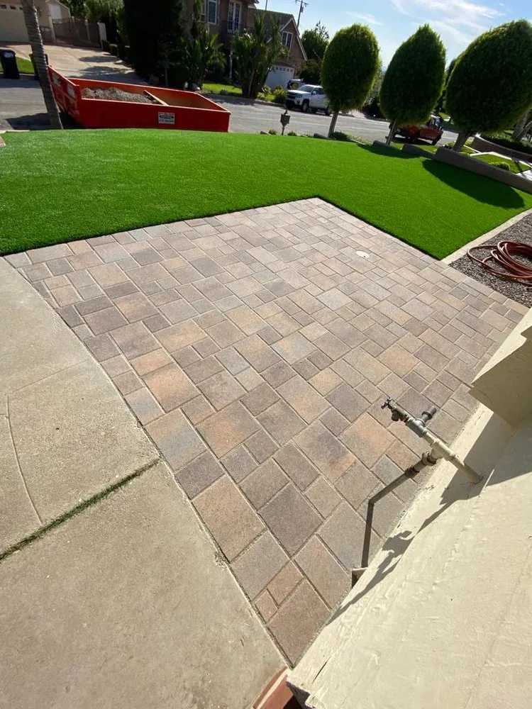 Custom outdoor landscaping for year-round maintenance in Walnut, CA by BJS Landscaping & Synthetics