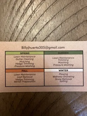 BJ’s Landscaping Logo