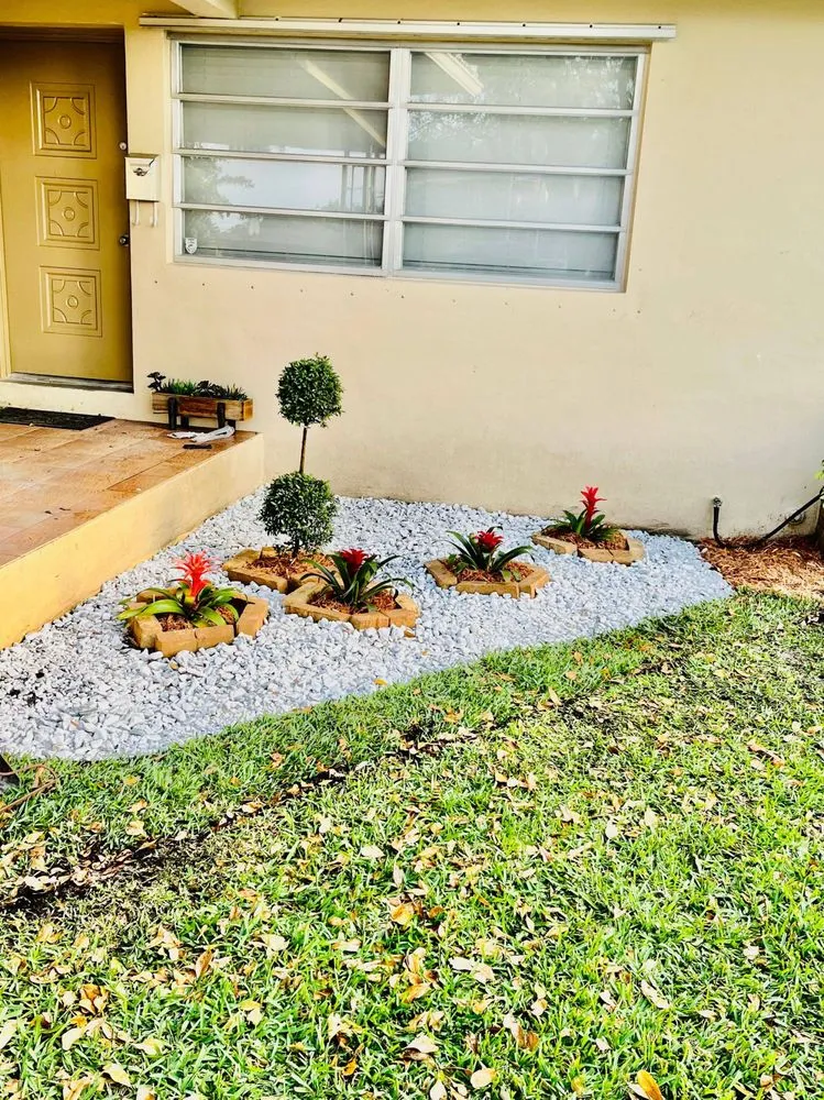 Reliable outdoor landscaping for outdoor upgrades in Pompano Beach, FL by B.J.'s Lawn Beautification Services