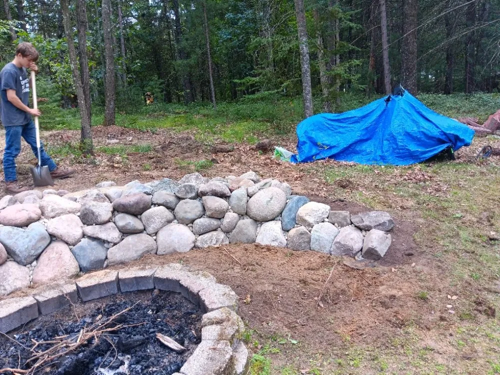 Trusted yard maintenance with custom design in Roscommon, MI by Bks Landscaping And Excavation