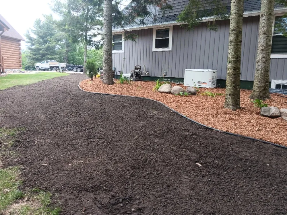 Custom garden landscaping in Roscommon, MI by Bks Landscaping And Excavation