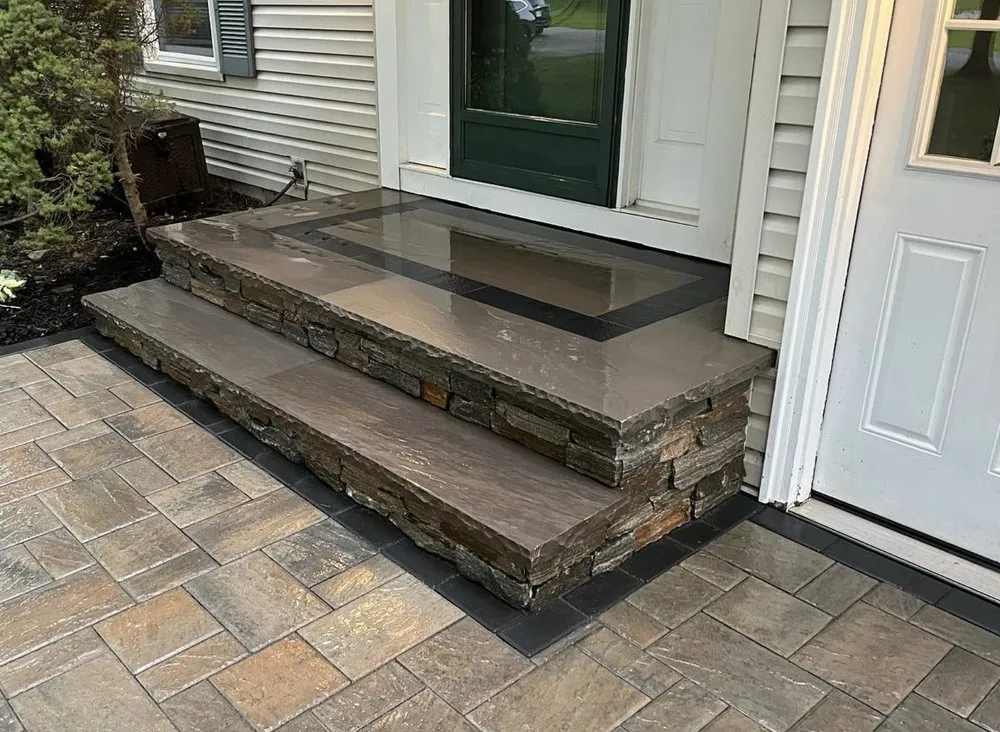 Local landscape installation in Albion, NY - BL Landscape