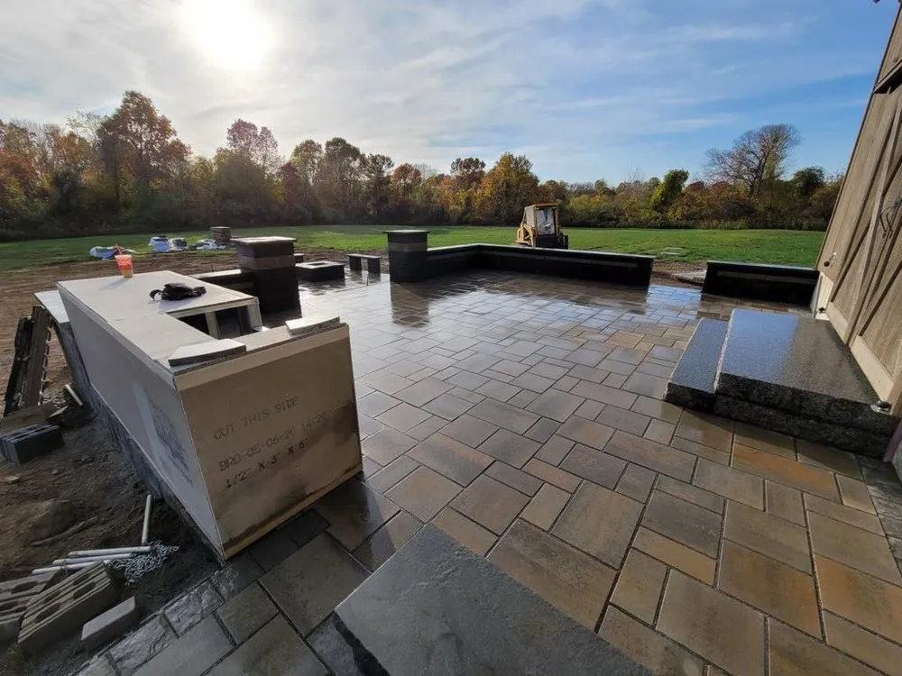 Custom landscape design in Willimantic, CT by B&L Landscaping