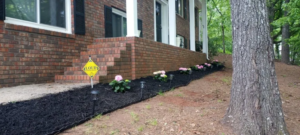 Custom landscape installation for year-round maintenance across Rome, GA - Black & More Tree