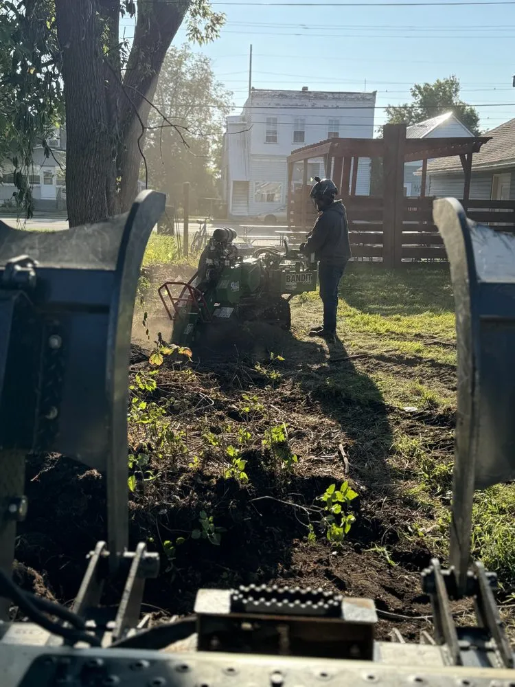 Affordable yard cleanup service in Marinette, WI by Black & Tan Industries