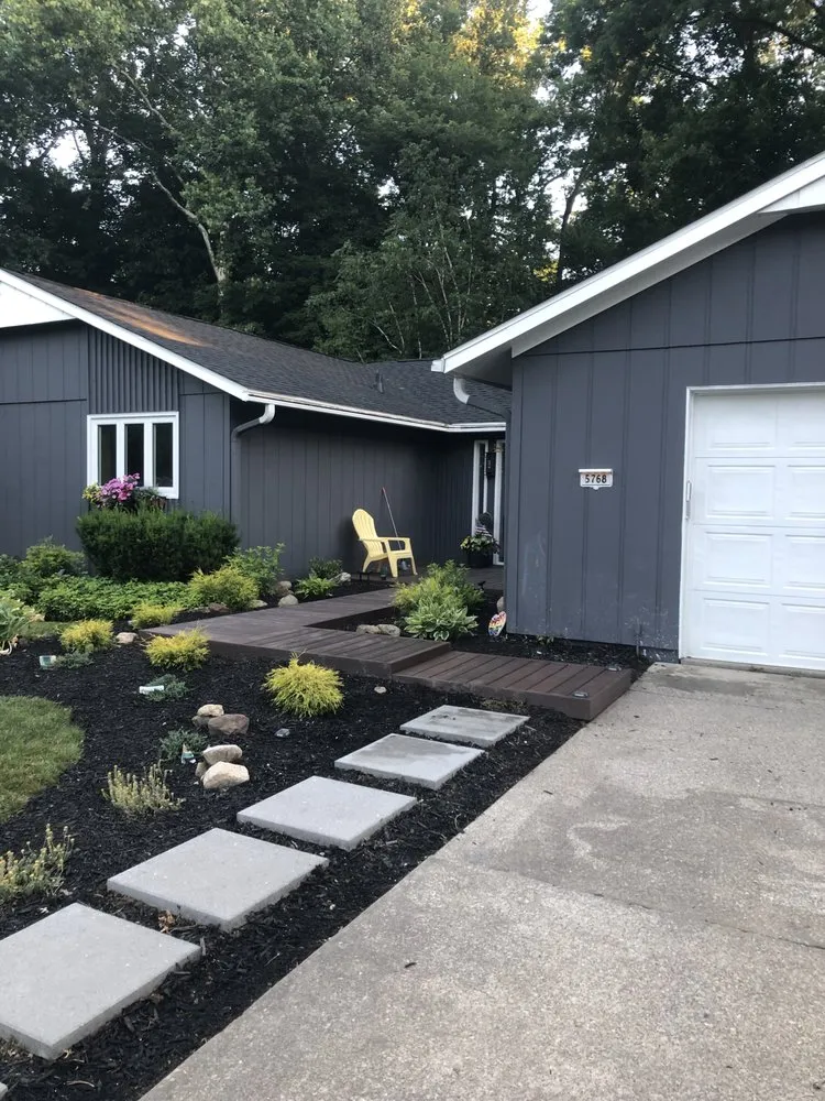 Trusted residential landscaping for residential properties in Olmsted Township, OH by Black Bear Services