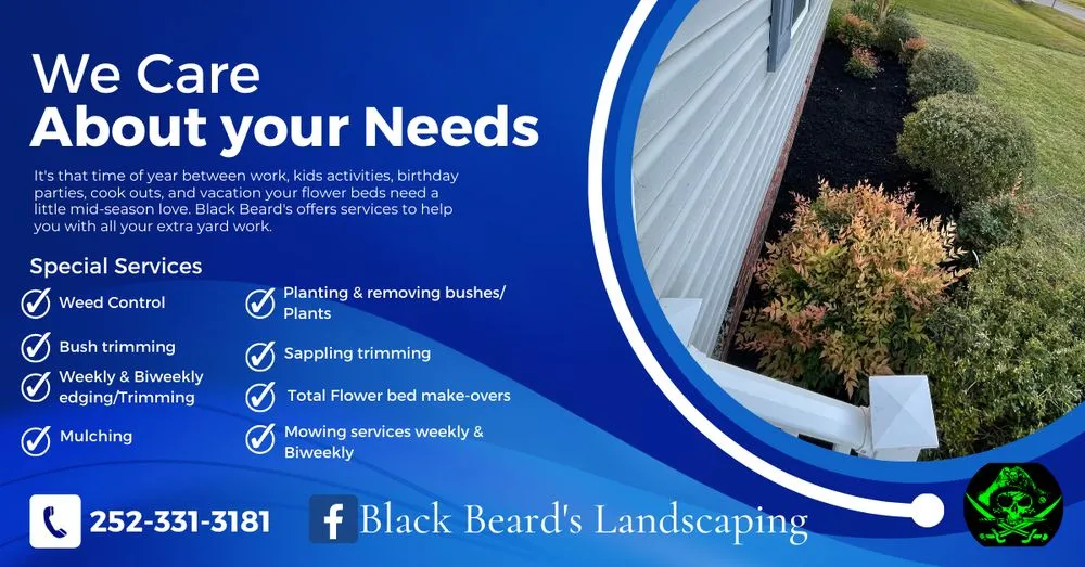 Custom garden landscaping experts serving Elizabeth City, NC - Black Beard's Landscaping