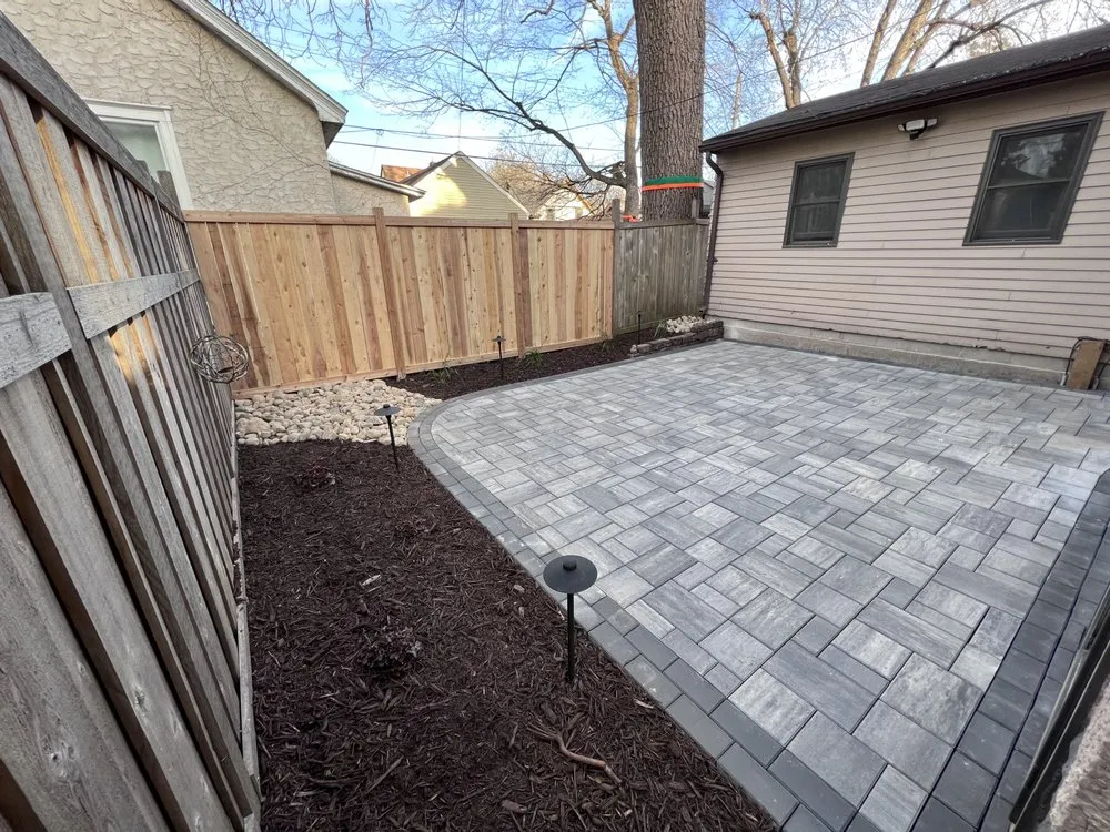 Professional yard cleanup service for year-round maintenance in Inver Grove Heights, MN by Black Bull Landscapes
