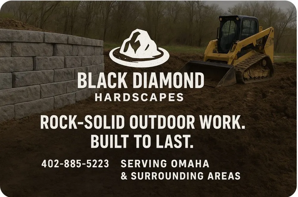 Expert lawn mowing service for homes across Papillion, NE - Black Diamond Hardscapes