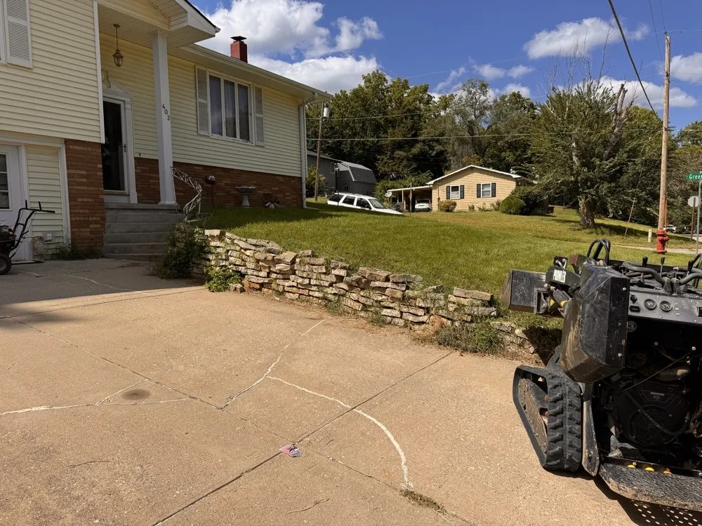 Custom garden landscaping for residential properties across Papillion, NE - Black Diamond Hardscapes