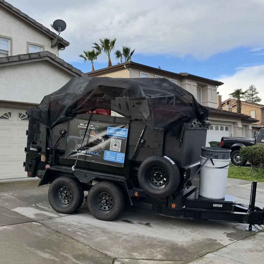 Custom residential landscaping in Stockton, CA - Black Diamond Junk Haul