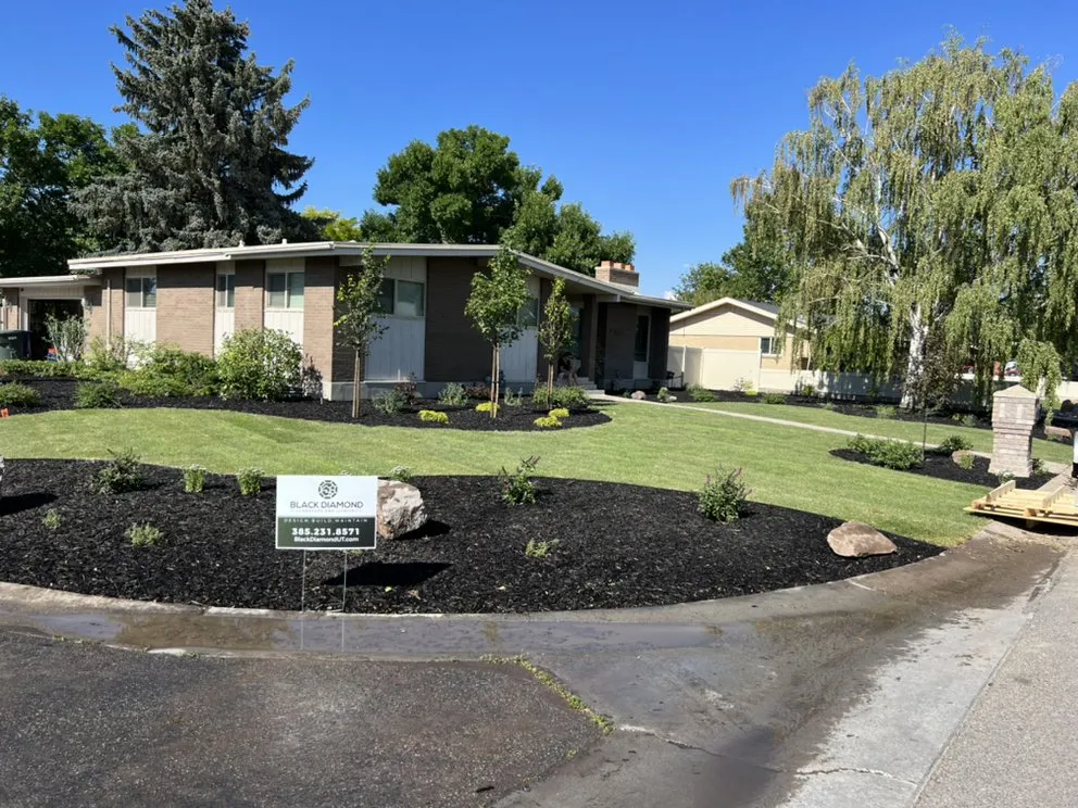 Local yard cleanup service in West Valley City, UT by Black Diamond Landscape and Lighting