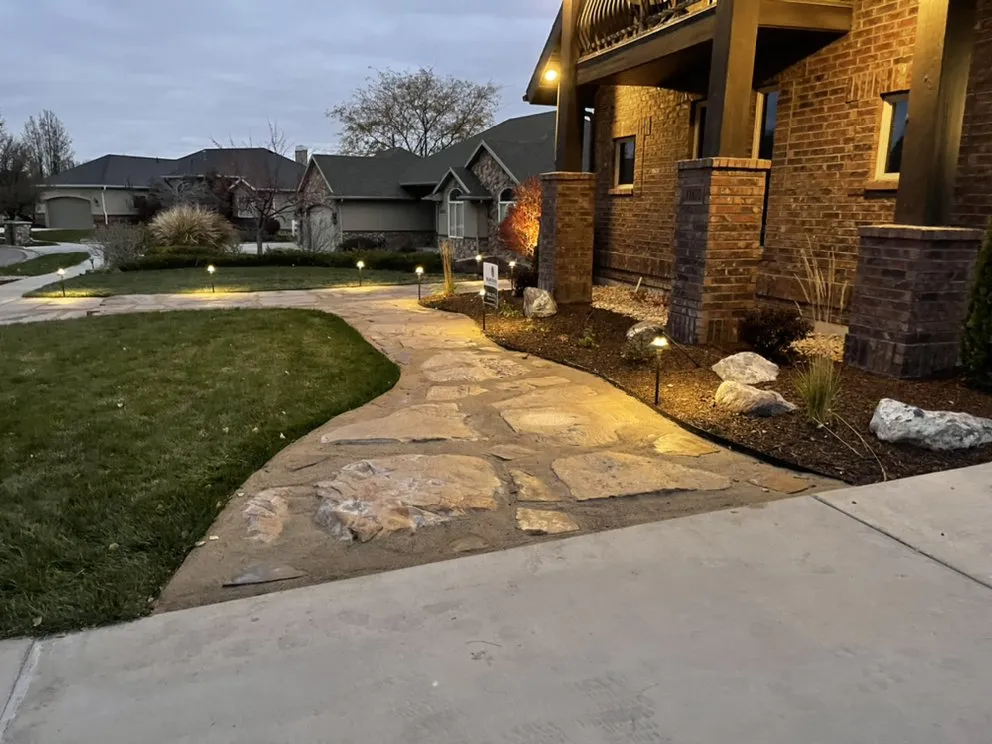 Top-rated landscape design in West Valley City, UT by Black Diamond Landscape and Lighting