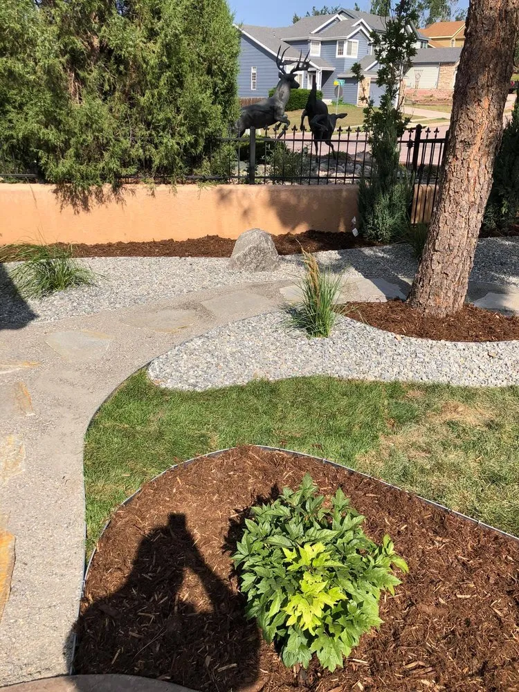Affordable yard cleanup service for homes in Colorado Springs, CO by Black Diamond Landscapes