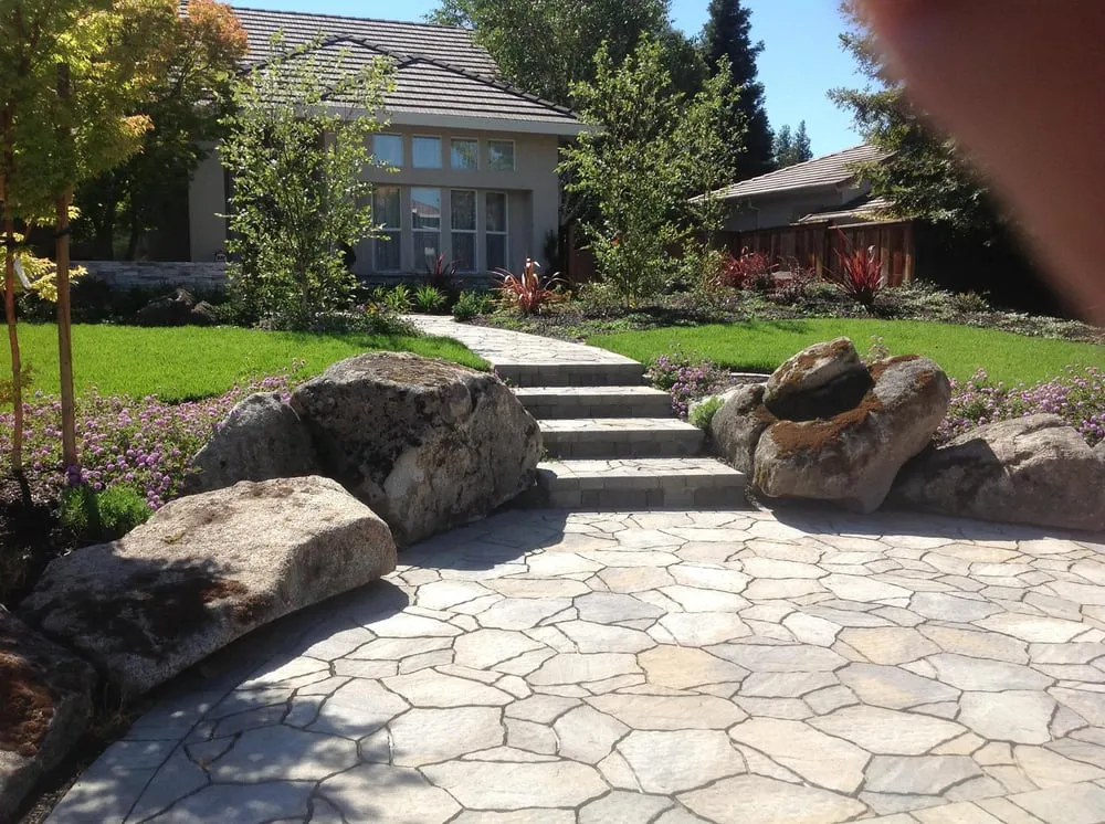 Local residential landscaping near you in Santa Cruz, CA by Black Diamond Paver Stones & Landscape