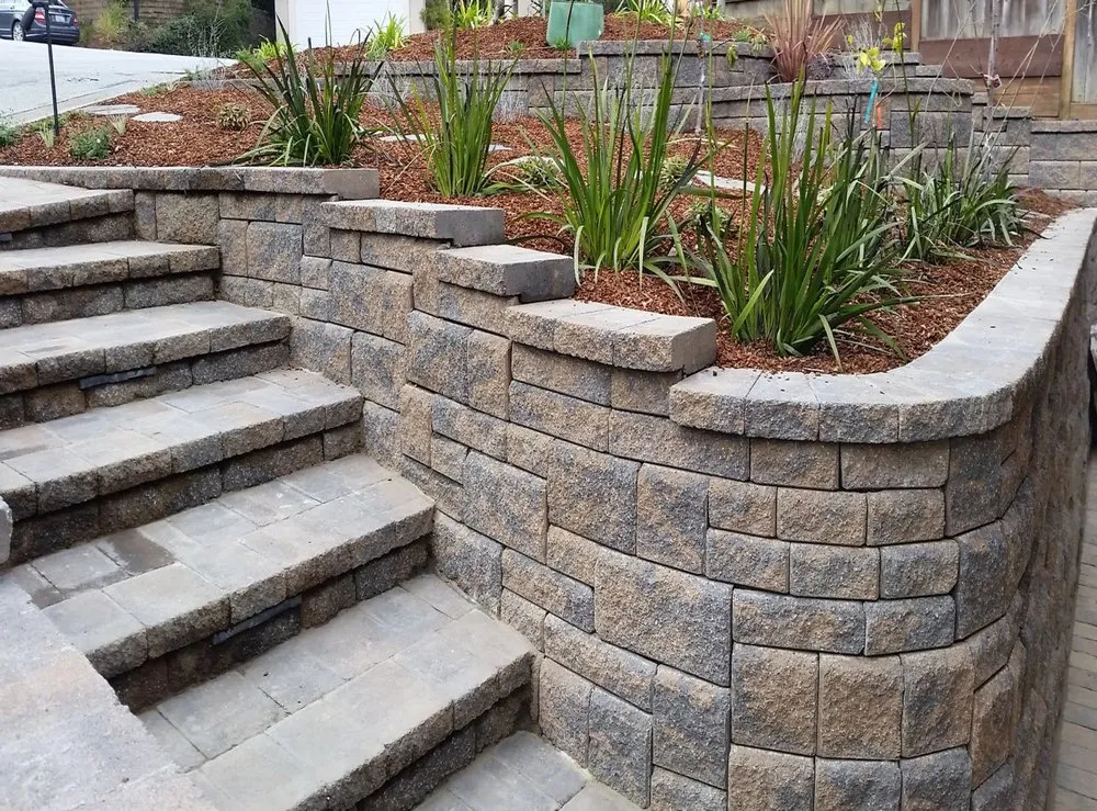 Professional outdoor landscaping in Santa Cruz, CA by Black Diamond Paver Stones & Landscape