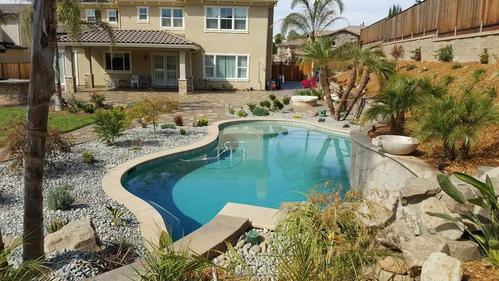 Custom outdoor landscaping in Scottsdale, AZ by Black Diamond Paver Stones & Landscape