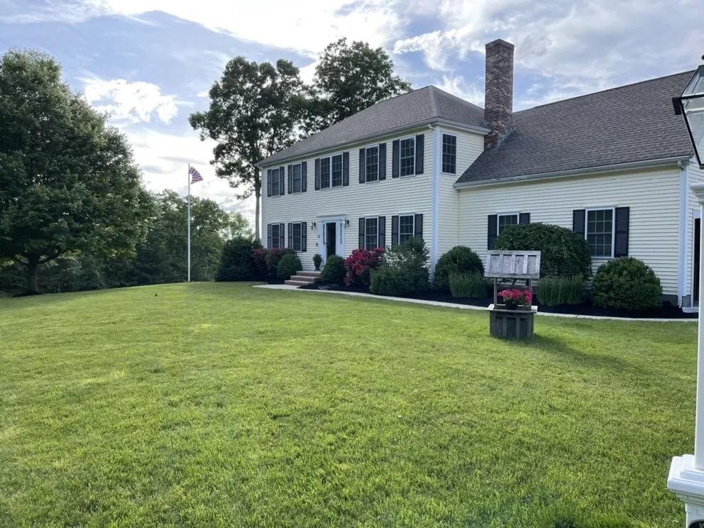 Top-rated lawn mowing service near you in Medway, MA by Black Dog Landscapes