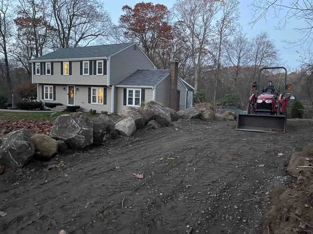 Affordable landscape installation for homes across Medway, MA - Black Dog Landscapes