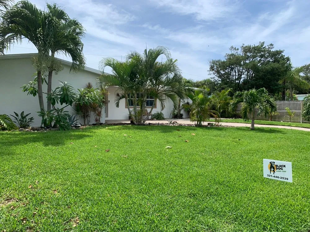 Reliable garden landscaping in Melbourne, FL by Black Dog Lawn & Pools