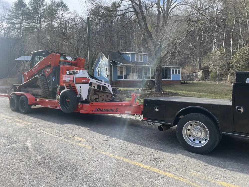 Custom lawn mowing service in Burnsville, NC by Black Enterprises Land Management