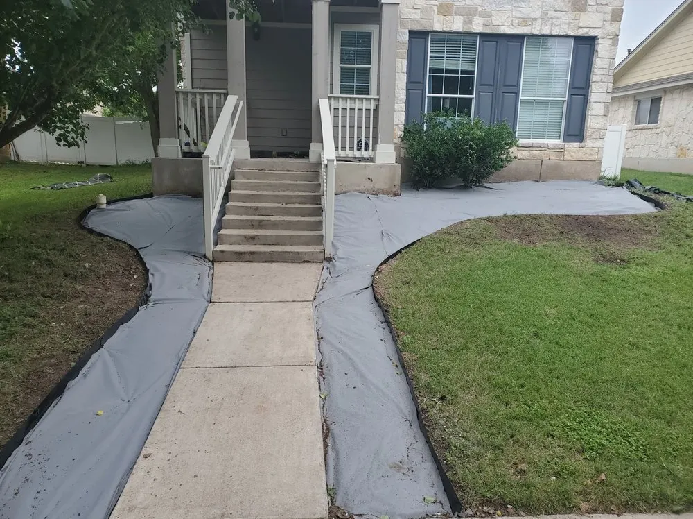 Custom yard cleanup service in Austin, TX by Black Fox Outdoor Services