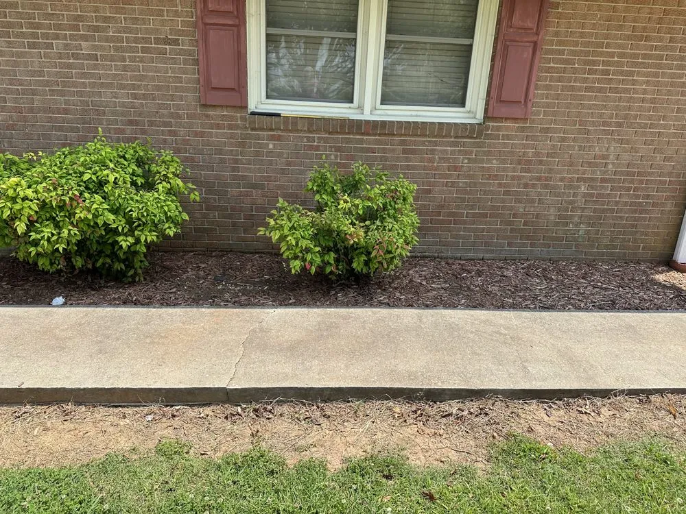 Custom residential landscaping in Cherryville, NC by Black Hound Junk Removal