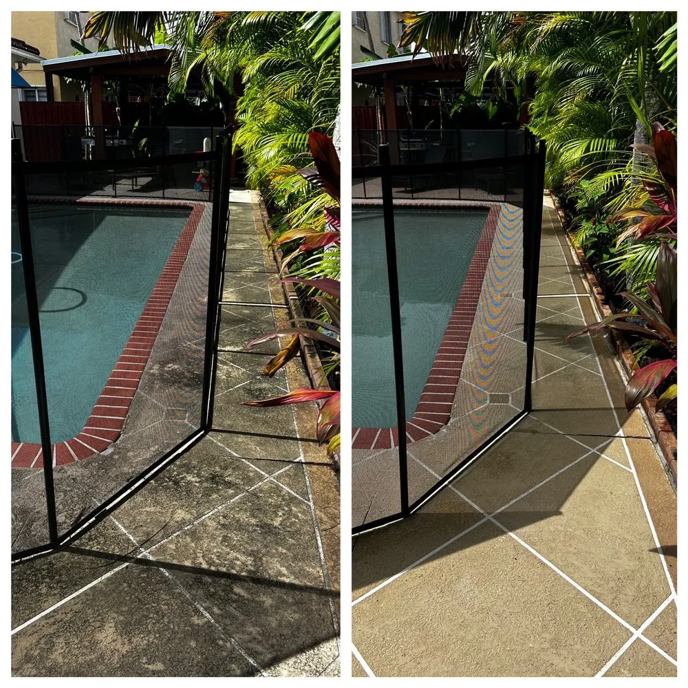 Local outdoor landscaping with custom design in Aventura, FL by Black Kat Pressure Washing and Lawn