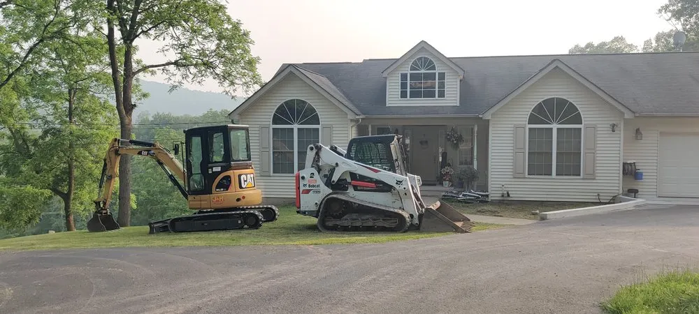 Custom landscaping services experts serving Dickson City, PA - Black Rock Excavation