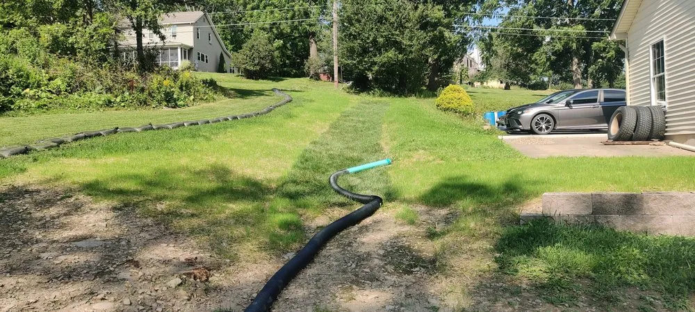 Affordable residential landscaping in Dickson City, PA by Black Rock Excavation