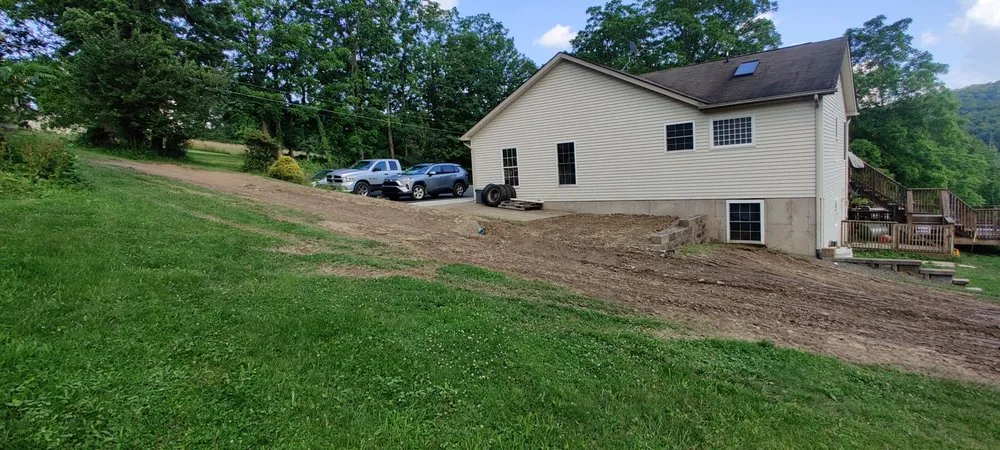 Affordable residential landscaping in Dickson City, PA by Black Rock Excavation