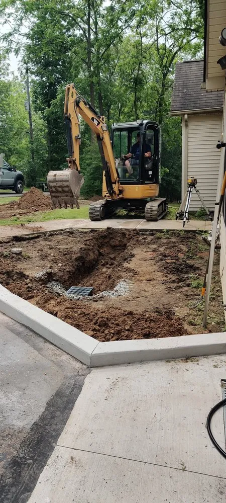 Affordable residential landscaping with custom design in Dickson City, PA by Black Rock Excavation