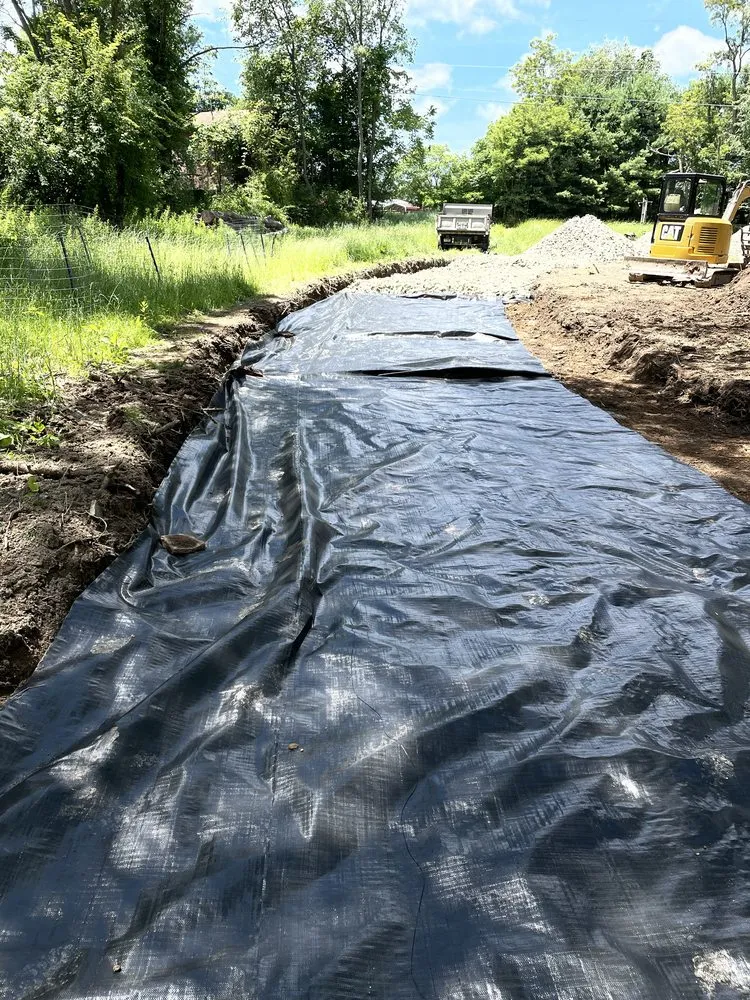 Professional landscape design for homes in Dickson City, PA by Black Rock Excavation