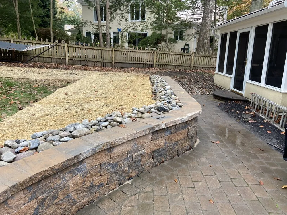 Custom yard cleanup service in Glenmoore, PA - Black Rock Hardscape Design