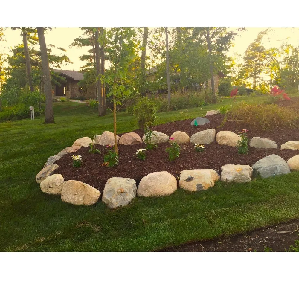 Professional yard maintenance for residential properties in Brainerd, MN by Black Rock Landscaping