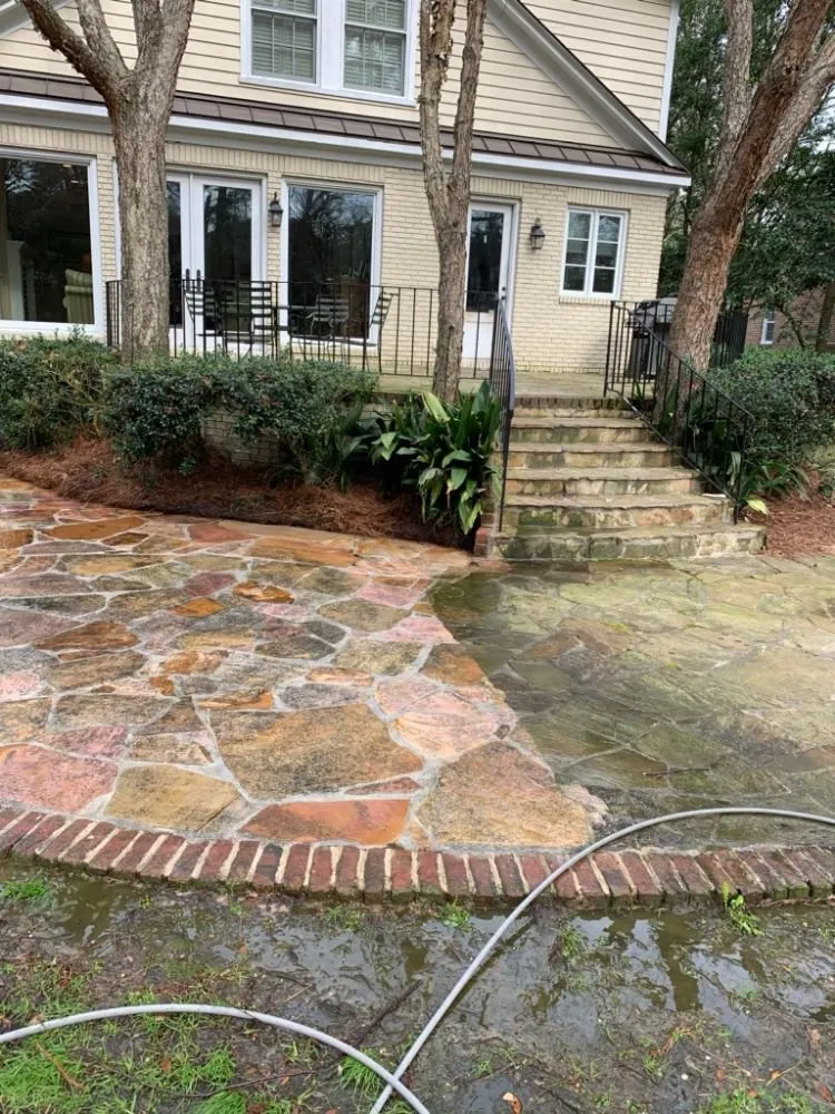 Professional outdoor landscaping in Summerville, SC by Black Sheep Home Care