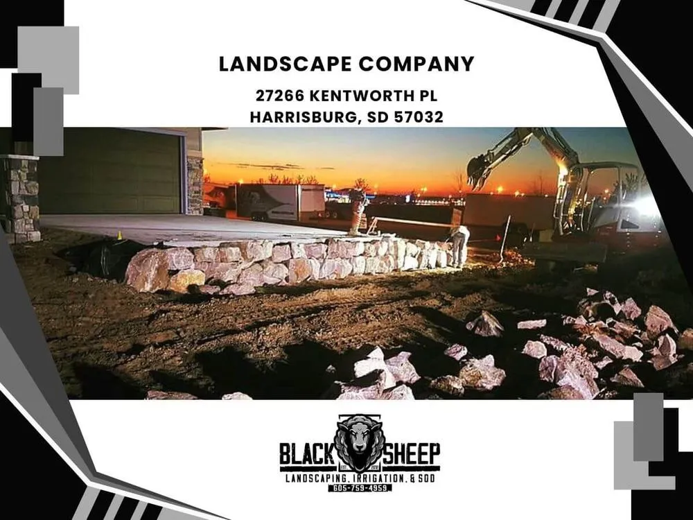 Trusted landscaping services in Harrisburg, SD - Black Sheep Landscape