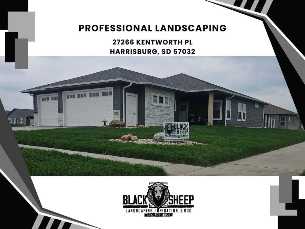 Custom residential landscaping experts serving Harrisburg, SD - Black Sheep Landscape