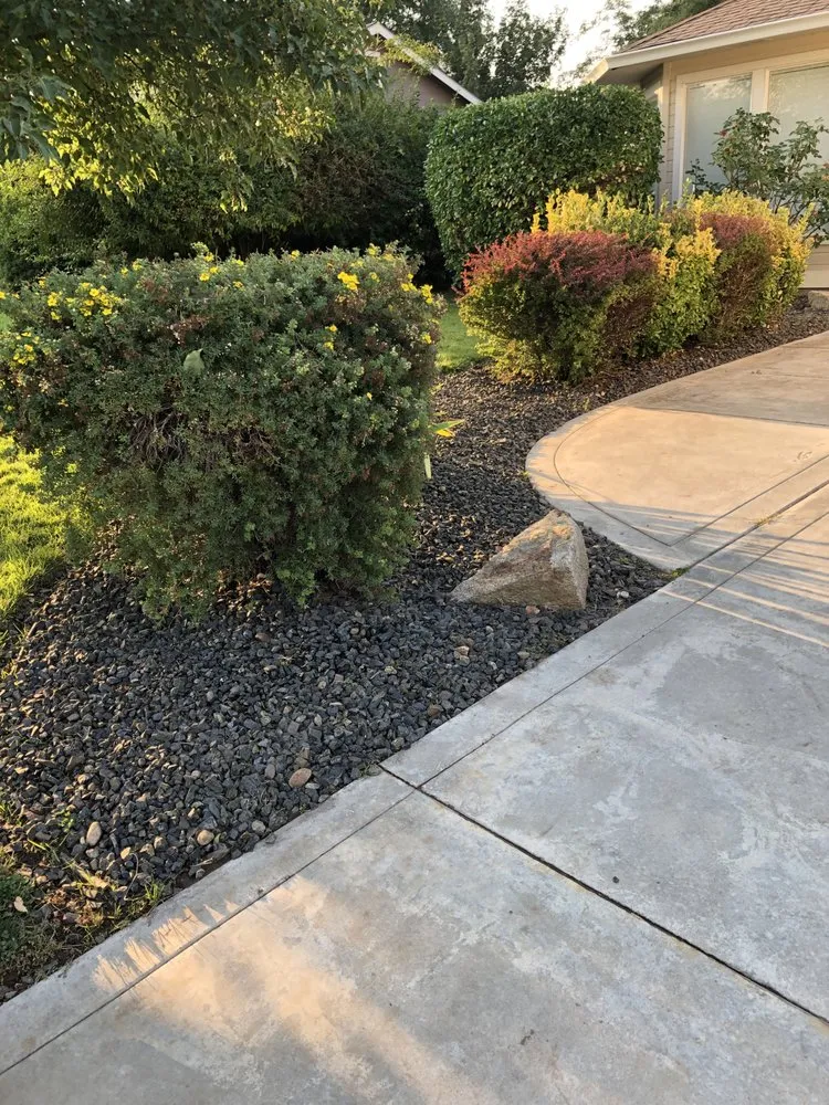 Custom landscaping services for year-round maintenance in Nampa, ID by Black Star Landscaping