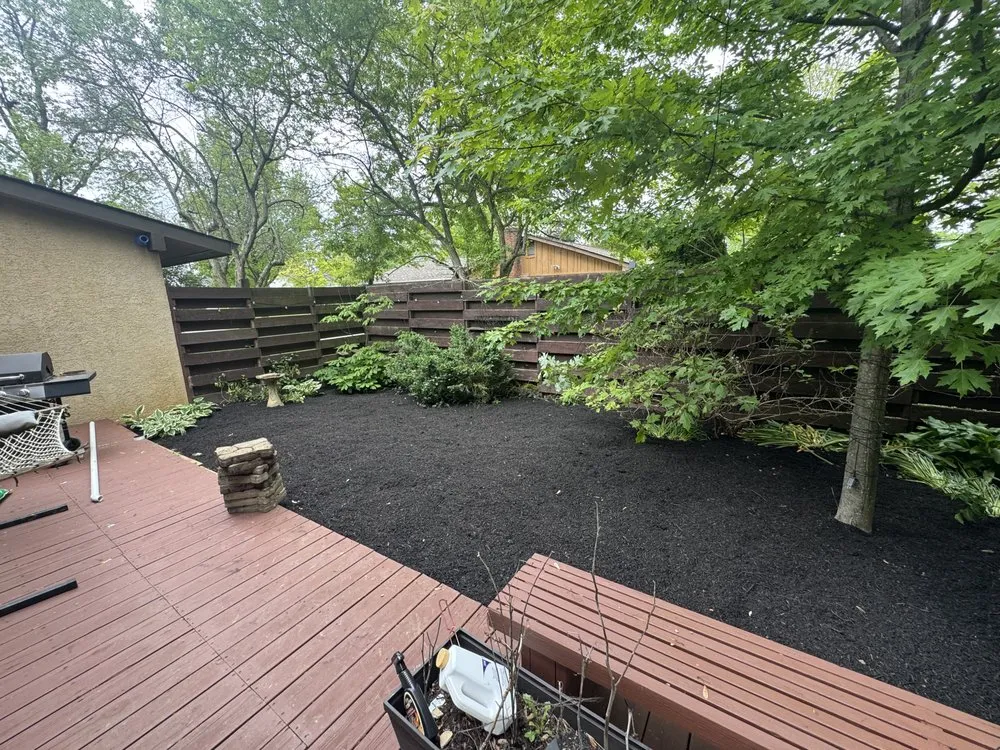Custom outdoor landscaping with custom design across Grove City, OH - Blackbird Lawn Care
