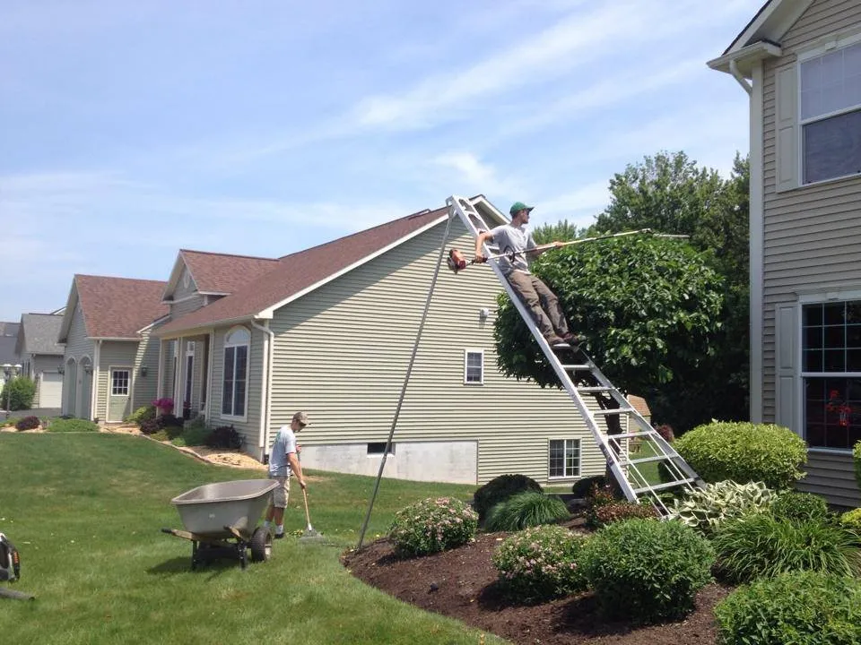 Custom garden landscaping in Cicero, NY by Blackburn Lawn & Landscape