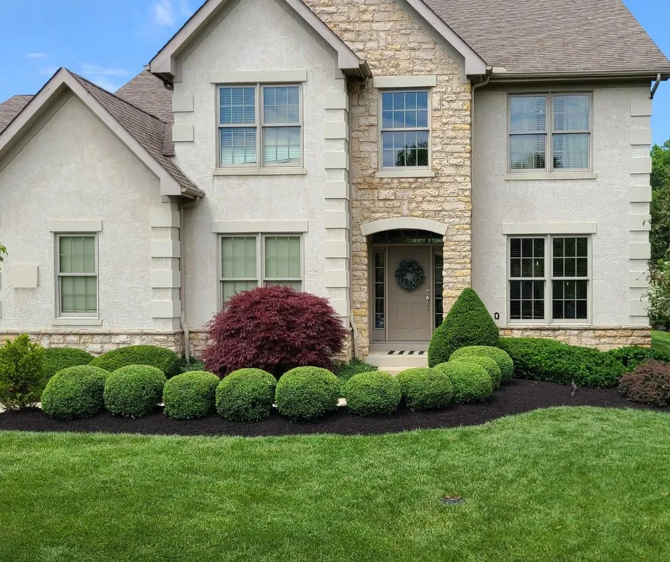 Professional lawn mowing service in Marysville, OH by Blackburn Property Enhancements