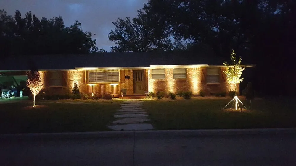 Professional yard cleanup service with custom design across Plano, TX - Blackburn Sprinkler company