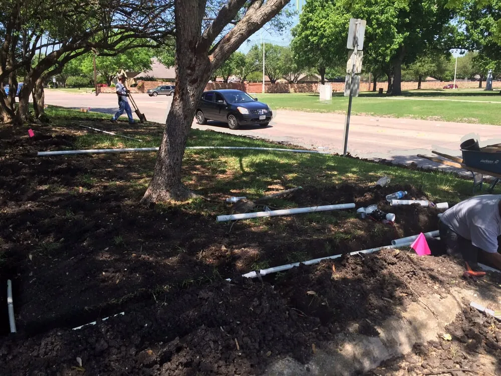 Custom lawn care service for outdoor upgrades in Plano, TX by Blackburn Sprinkler company