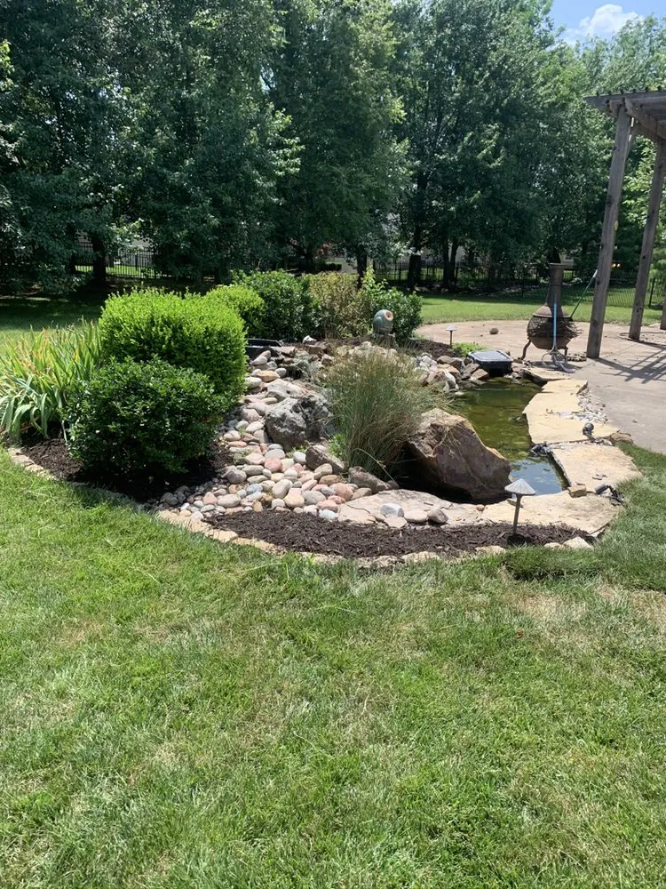 Affordable yard maintenance with custom design in Lee's Summit, MO by Blackburn's Lawn & Landscaping