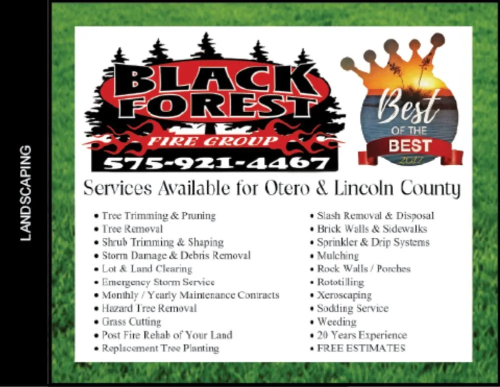 Top-rated yard cleanup service in La Luz, NM - Blackforest Landscaping