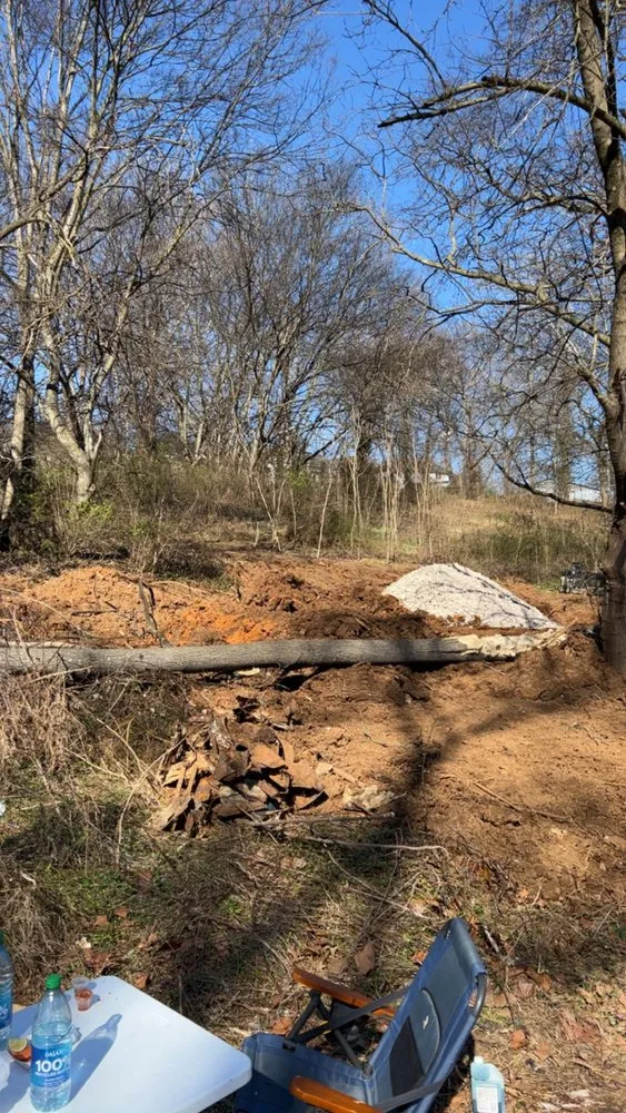 Custom lawn care service for outdoor upgrades in Knoxville, TN by BlackHorse Excavation