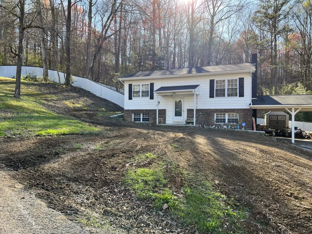 Local landscaping services for residential properties in Knoxville, TN by BlackHorse Excavation