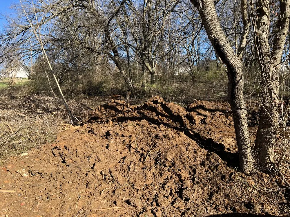 Professional outdoor landscaping for residential properties in Knoxville, TN by BlackHorse Excavation