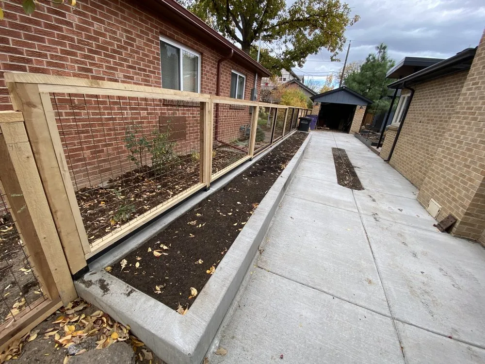 Professional garden landscaping in Denver, CO by BlackPine Hardscapes